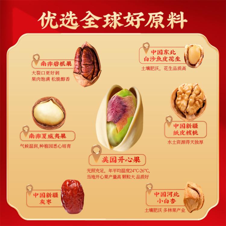 沃隆 超两斤坚果礼盒干果炒货零食大礼包混合送礼 图 4