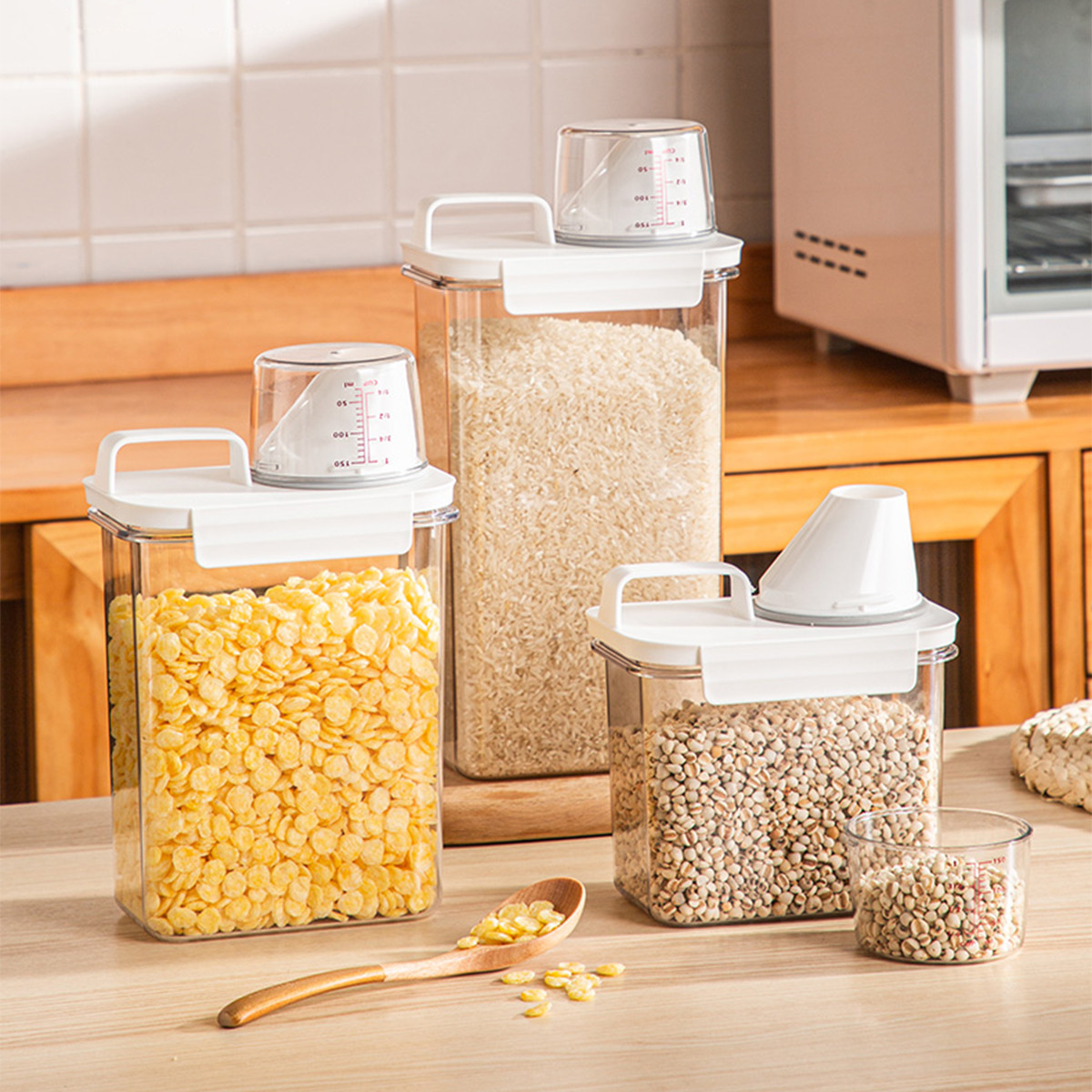 食品级密封罐家用五谷杂粮粮食收纳盒厨房储物罐豆子收纳神器