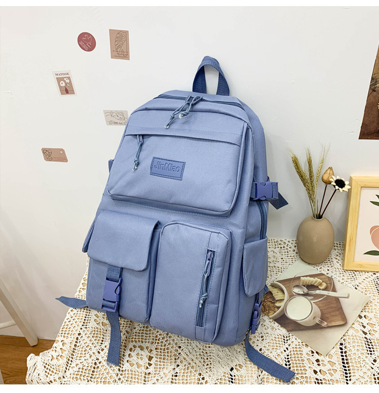 高级感书包男 森系日系时尚潮流双肩包ins女潮高中学生百搭大容量