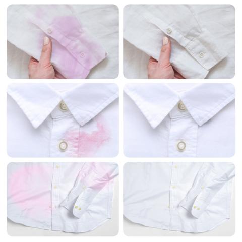 瓷露 白衣还原剂干洗店专用去污剂衣服串色染色去除剂白衣服串色还原剂 图片 2