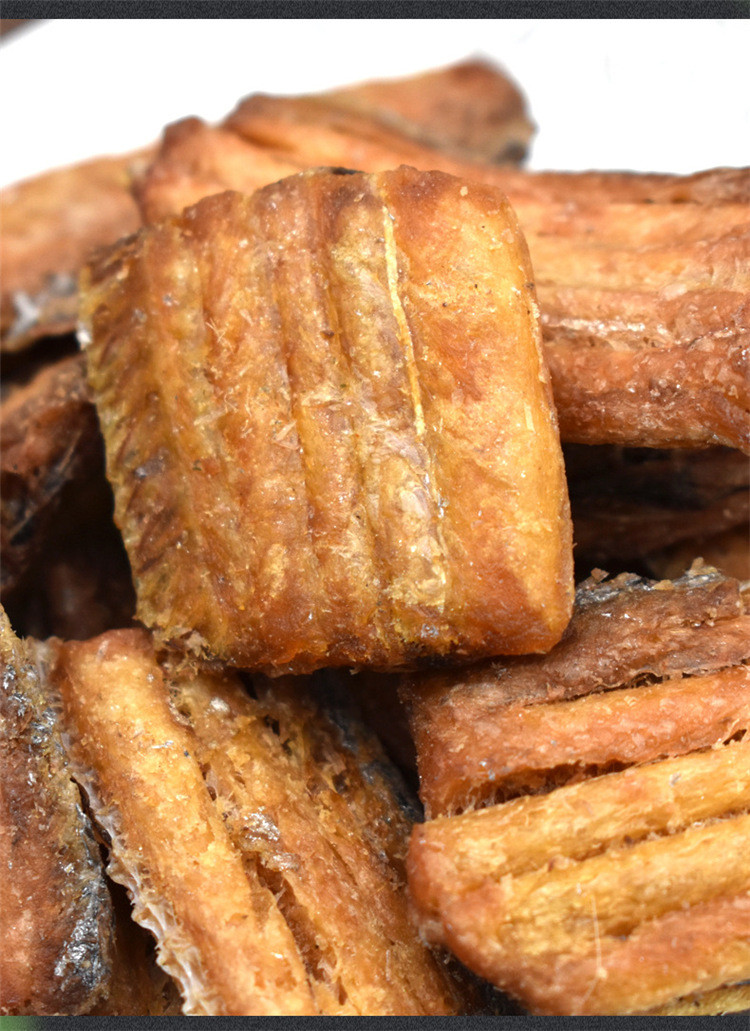 香酥带鱼干带鱼酥脆带鱼块海鲜干货即食小鱼干休闲袋装