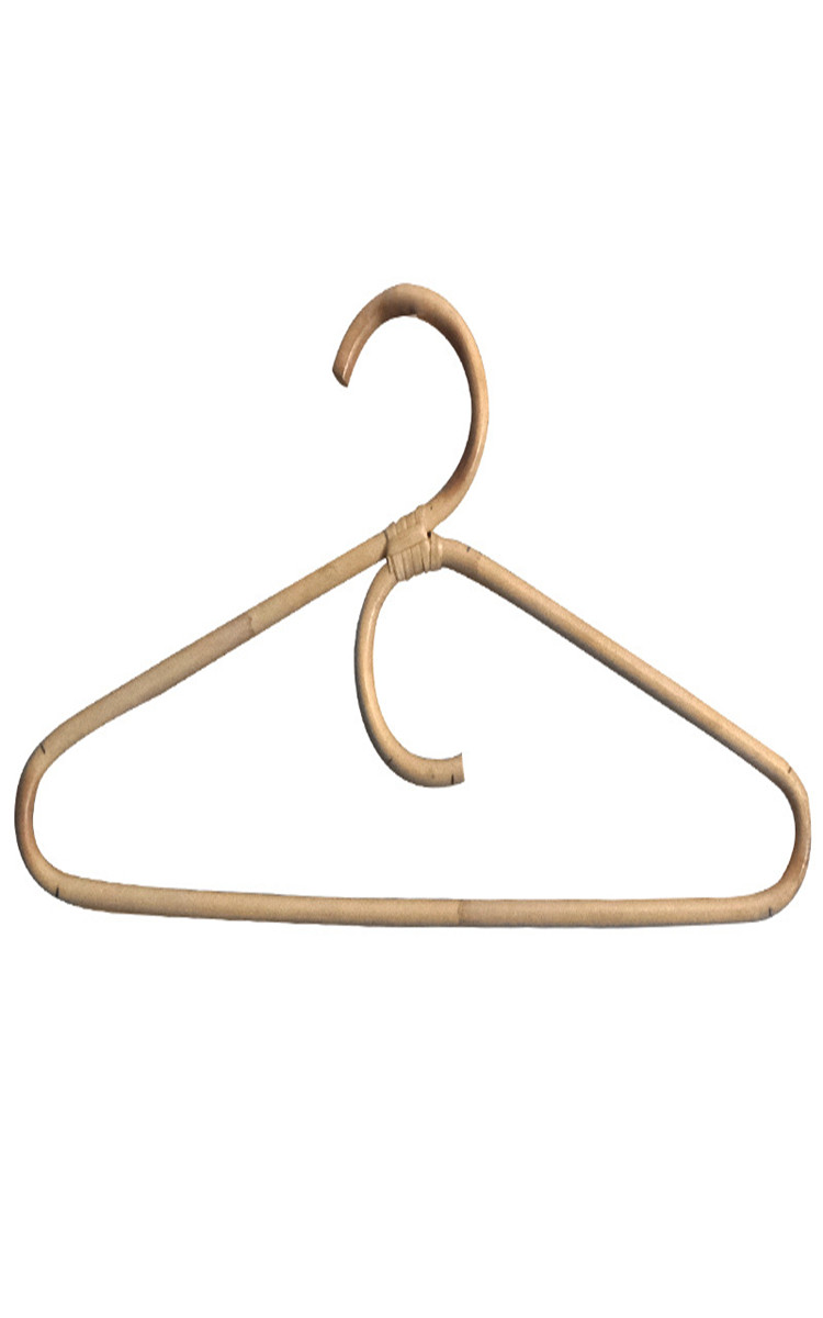 衣架挂钩手工自然竹编艺术衣帽间饰衣架