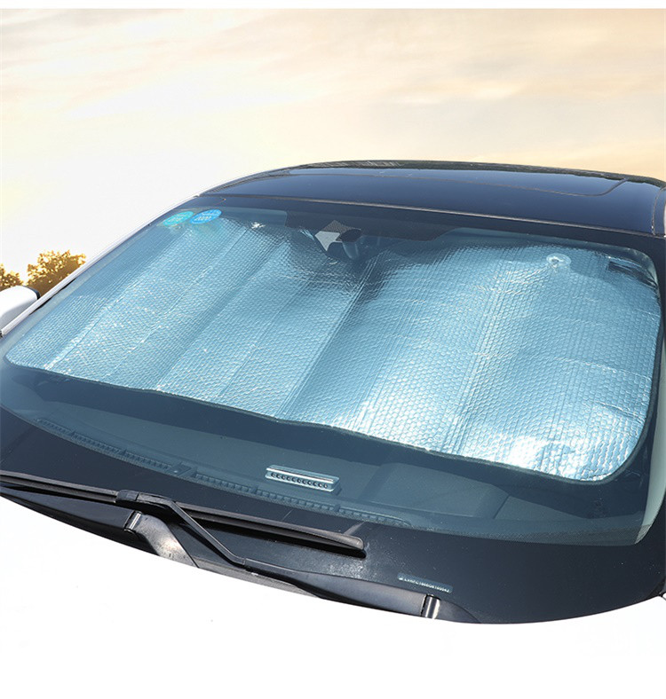 汽车前挡风玻璃遮阳帘防晒罩前档遮阳挡加厚车内遮阳板吸盘太阳挡