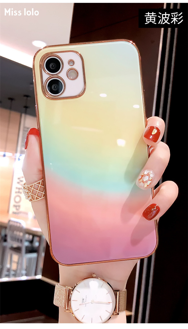 适用于苹果12手机壳iphone12promax硅胶网红女款防摔保护套冷淡风