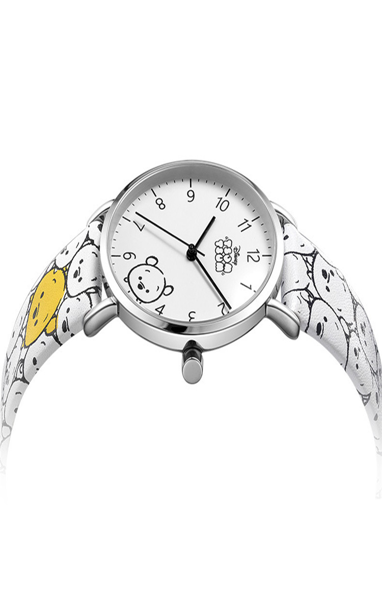 disney 卡通小猪可爱形象电子表 可爱女孩学生小表盘腕表