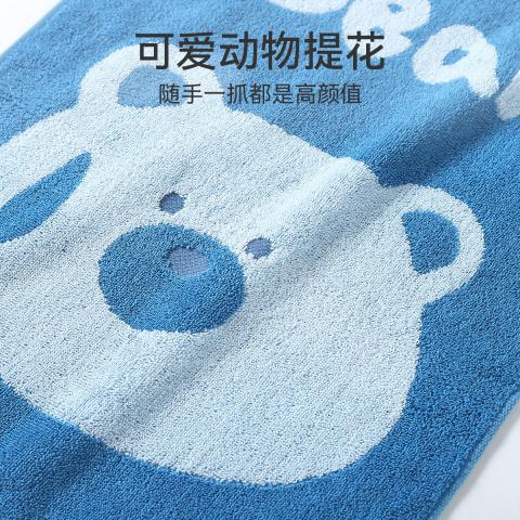 洁丽雅 毛巾纯棉100%棉洗脸巾家用成人情侣卡通可爱不易掉毛柔软全棉吸水 图片 6