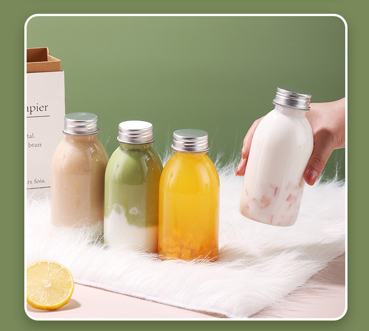 奶茶瓶子杨枝甘露塑料包装一次性果汁饮料瓶带盖私房diy自制奶茶