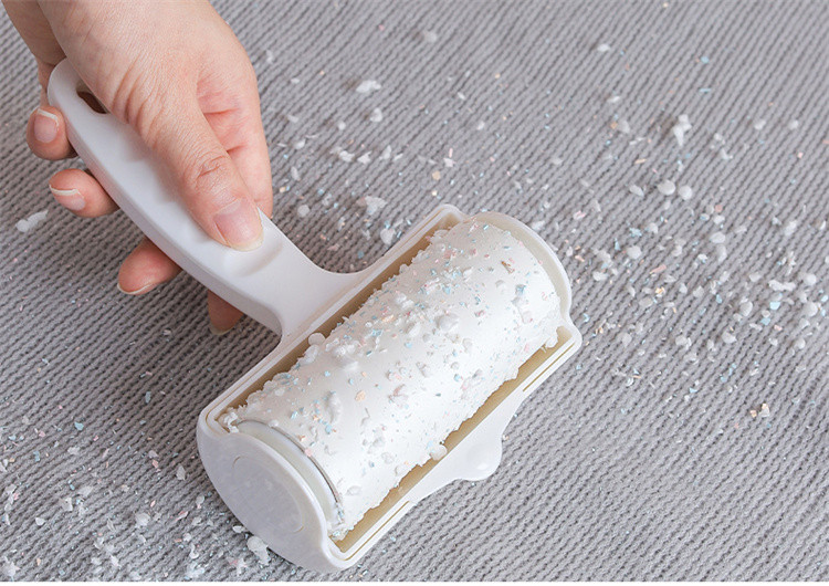 滚刷粘毛器家用滚筒式黏毛粘毛滚替换纸去毛器除毛衣服粘毛卷筒纸