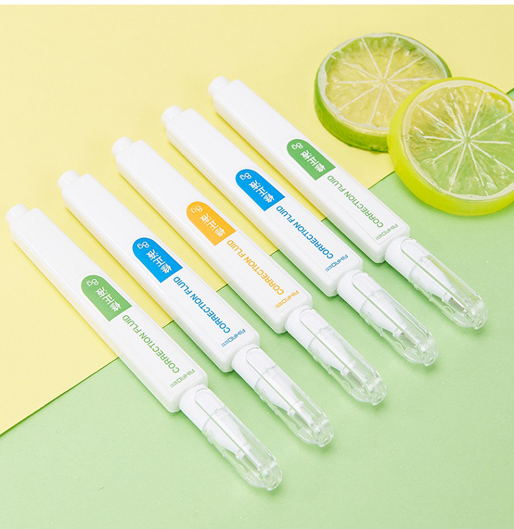 爱好文具 修正液涂改液快干办公用品涂改笔学生瓶装8ml
