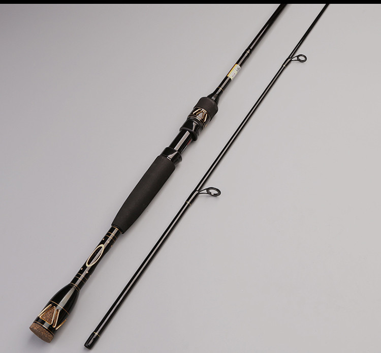 1米/2.4米直柄枪柄路亚竿单杆钓鱼竿碳素超轻