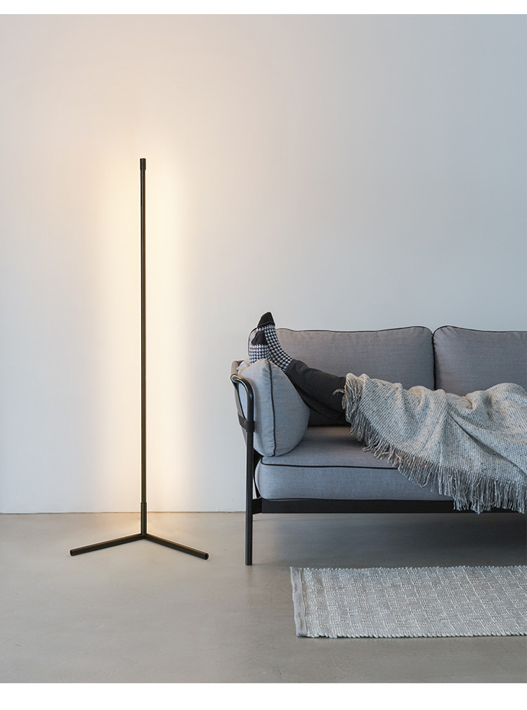 极简墙角落地灯现代简约客厅灯背景网红卧室床头灯创意氛围灯