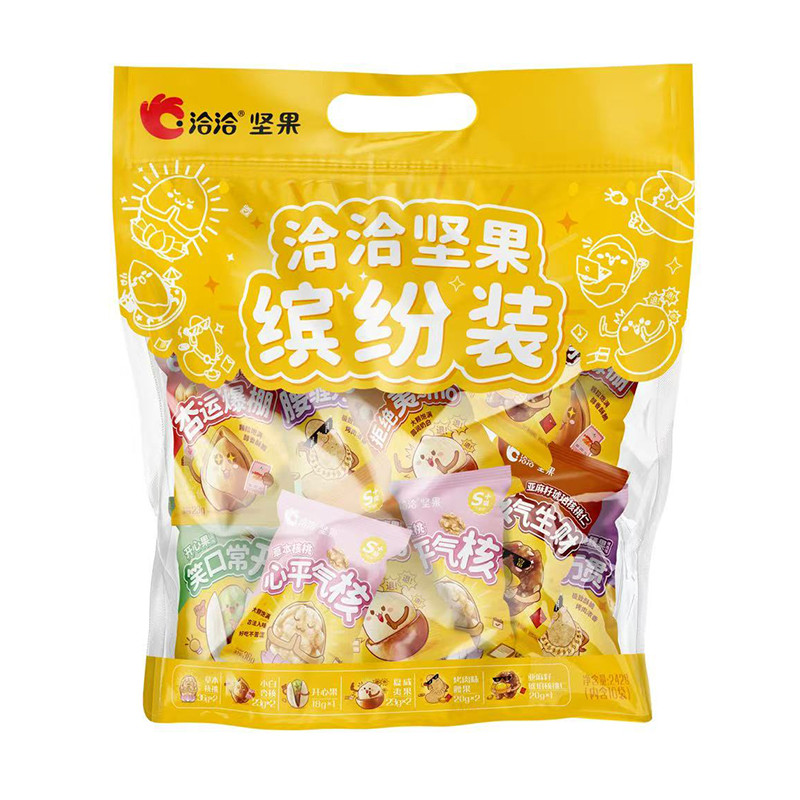 洽洽 缤纷装坚果大礼包242g 混合干果炒货健康年货送礼零食礼包