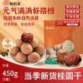 鲜珥家 桂圆干450克/袋新货龙眼干桂圆肉干货泡水煮粥