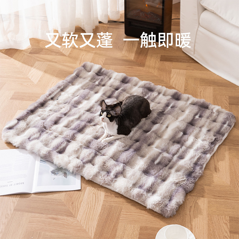神经猫 宠物毛毯布偶猫垫子狗垫加厚被子四季通用人宠猫狗睡垫