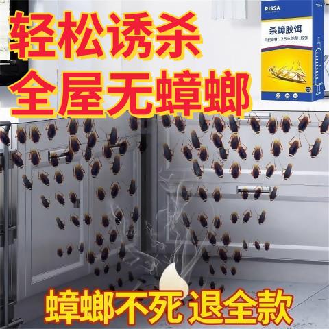 PISSA 强效蟑螂药家用杀蟑螂诱饵剂无毒**婴儿厨房强力灭小强神器胶饵 图片 3