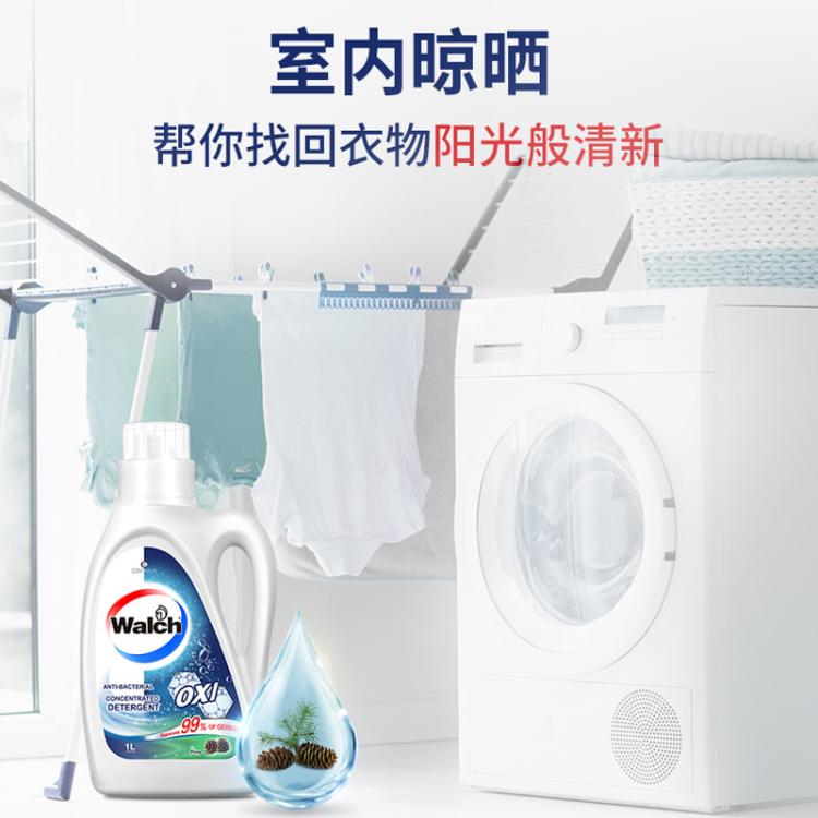 walch 威露士双效有氧洗洗衣液松木香型 高效除菌除螨99.9%