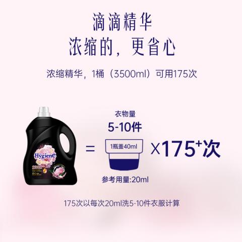 喜净 爆款（芍药盛放）泰国进口hygiene衣物柔顺剂持久留香防静电汗味 图片 5