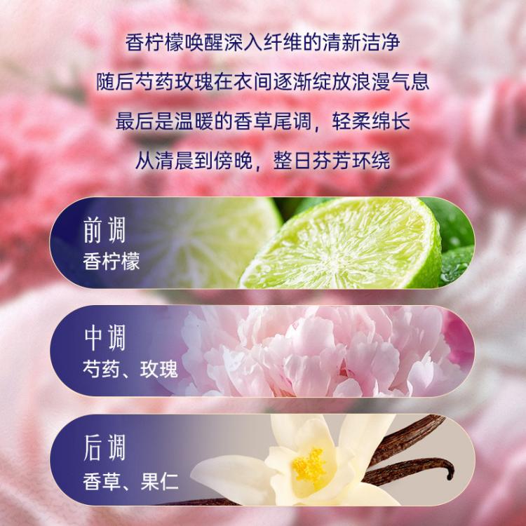 喜净 【黑色芍药盛放】香氛洁净洗衣液泰国原装进口护衣留香 官方正品