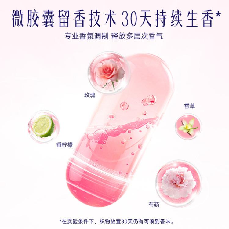 喜净 【黑色芍药盛放】香氛洁净洗衣液泰国原装进口护衣留香 官方正品