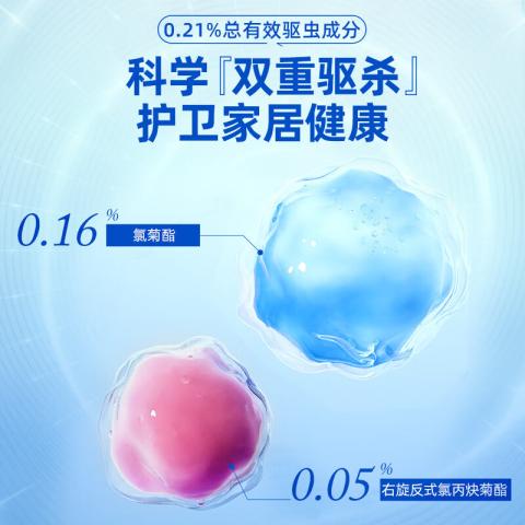 榄菊 【43年专业驱虫】灭害灵杀虫剂家用杀灭蚊子苍蝇蟑螂气雾喷雾剂 图片 5