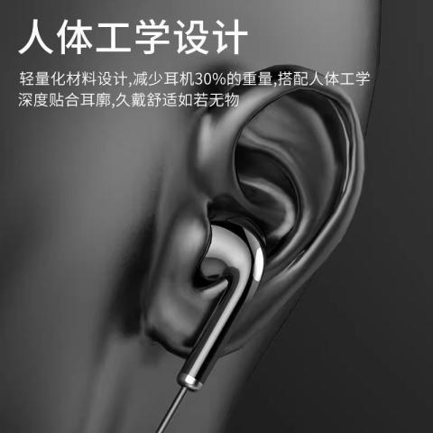 影巨人 【久戴不痛】新款挂脖式蓝牙耳机超长续航男女士运动跑步专用 图片 4