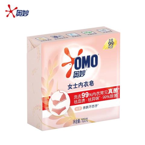 奥妙 【茶树+米粹】女士内衣皂祛血渍茶树精油亲肤温和除菌100g*6块 图片 5