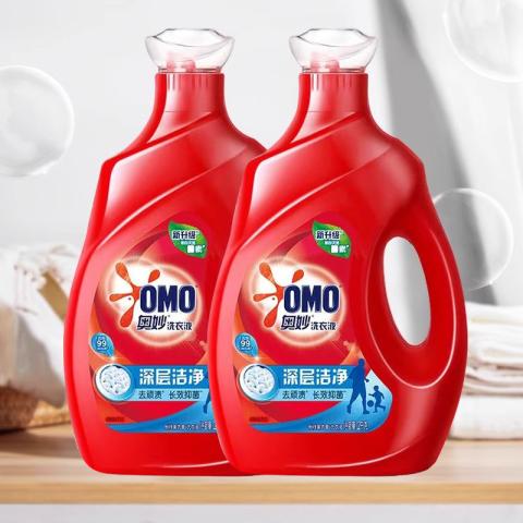 奥妙 【双重酵素 一洗即净】奥妙除菌除螨/深层洁净洗衣液 2kg 图片 2