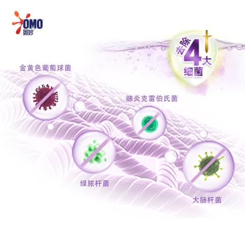 奥妙 【洁净护色又留香】奥妙3合1含金纺薰衣草香/樱花 洗衣粉3.5kg*2 图片 5