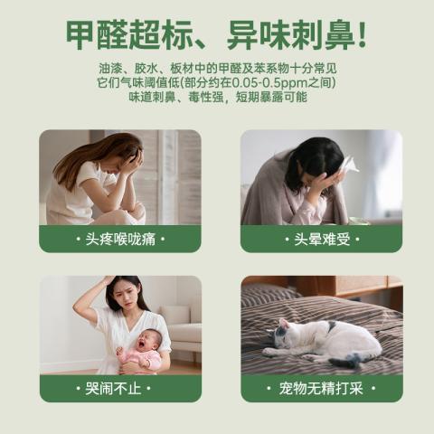Poemoon 除甲醛神器 新房强力去甲醛清除剂除味凝胶 母婴可用家用空气净化 图片 5