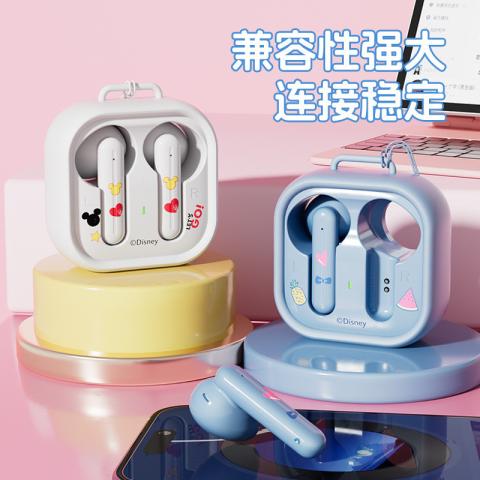 迪士尼 无线蓝牙耳机高颜值超长待机半入耳式卡通无线耳机适用华为苹果 图片 4