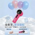 迪士尼 手持风扇199档手持小风扇usb充电迷你便携式数显涡轮无叶风扇 图片 7