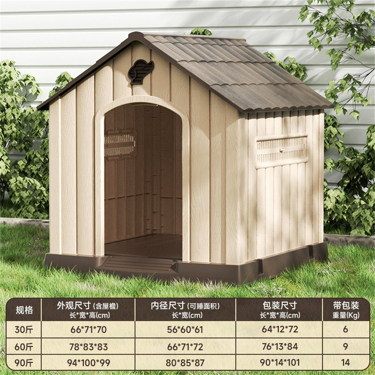 室外中型犬狗窝
