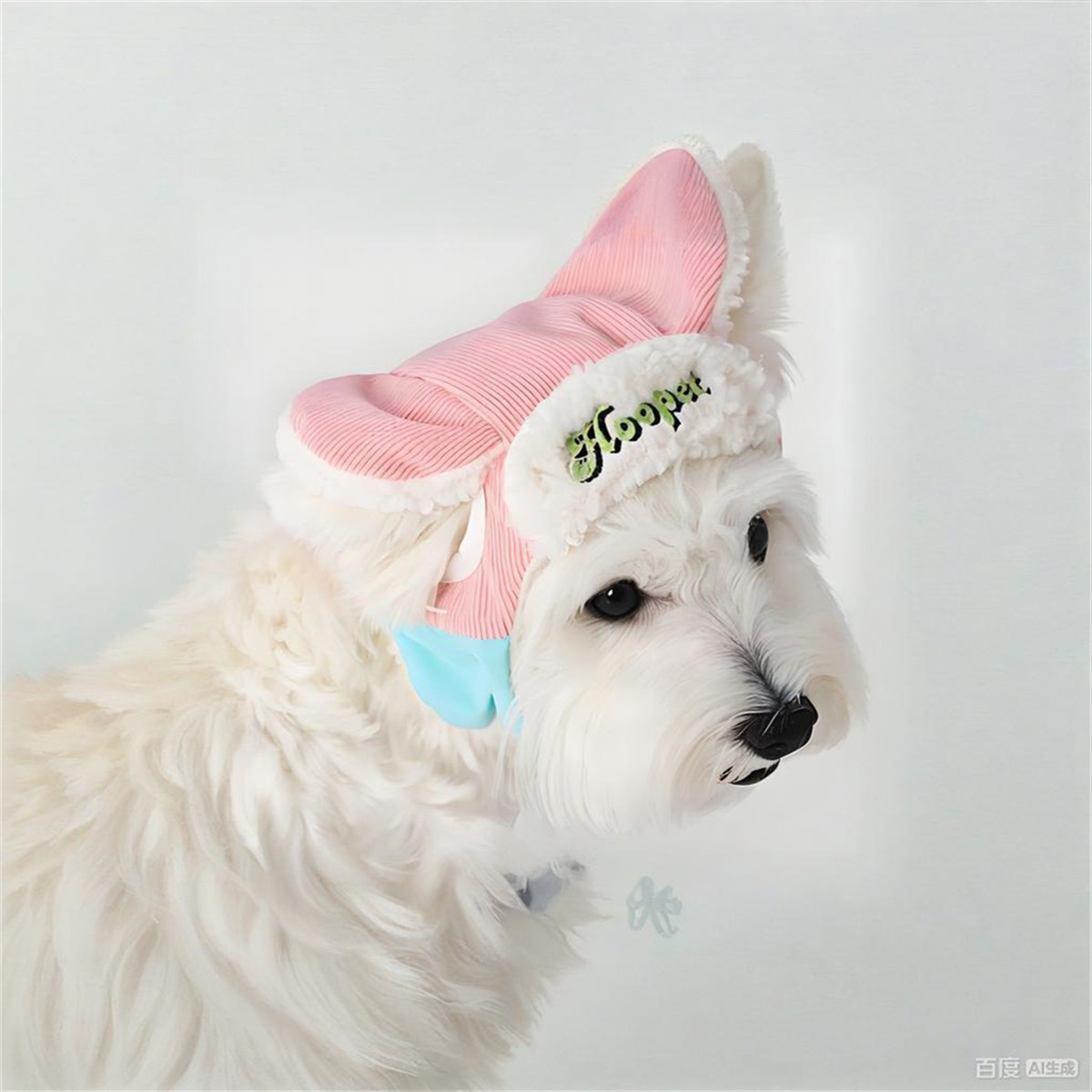 HOOPET 宠物雷锋帽可爱头套猫咪配饰小狗狗帽子小猫小型犬外出秋冬帽子