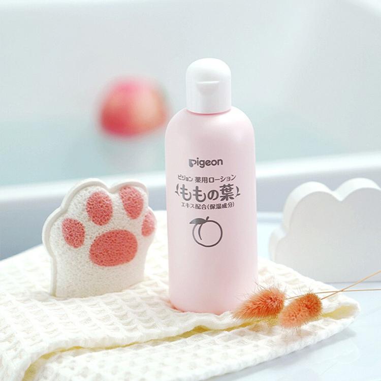 贝亲 【官方正品】贝亲桃子水液体爽身粉婴儿痱子粉爽身露桃叶精华