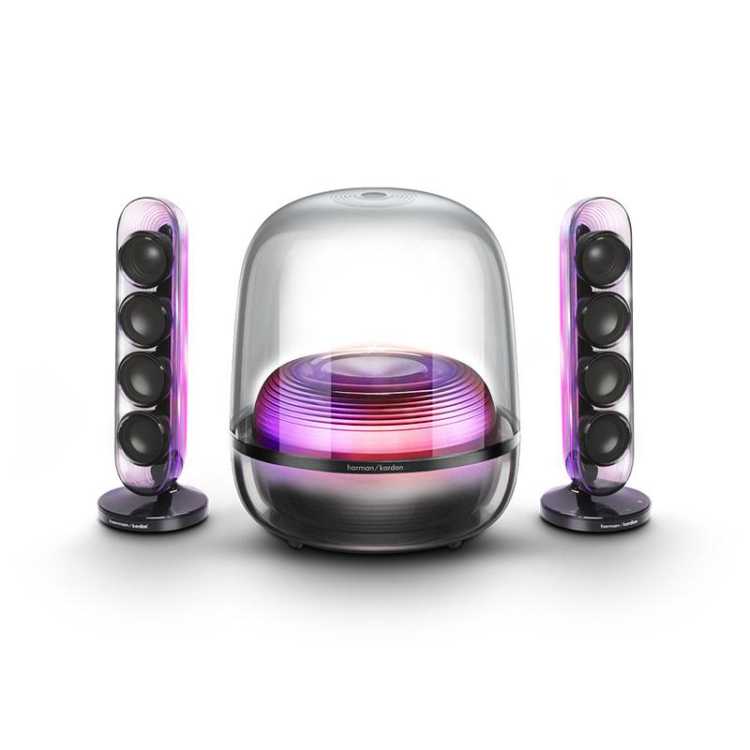 哈曼卡顿 Soundsticks 5桌面蓝牙音箱低音炮水晶5