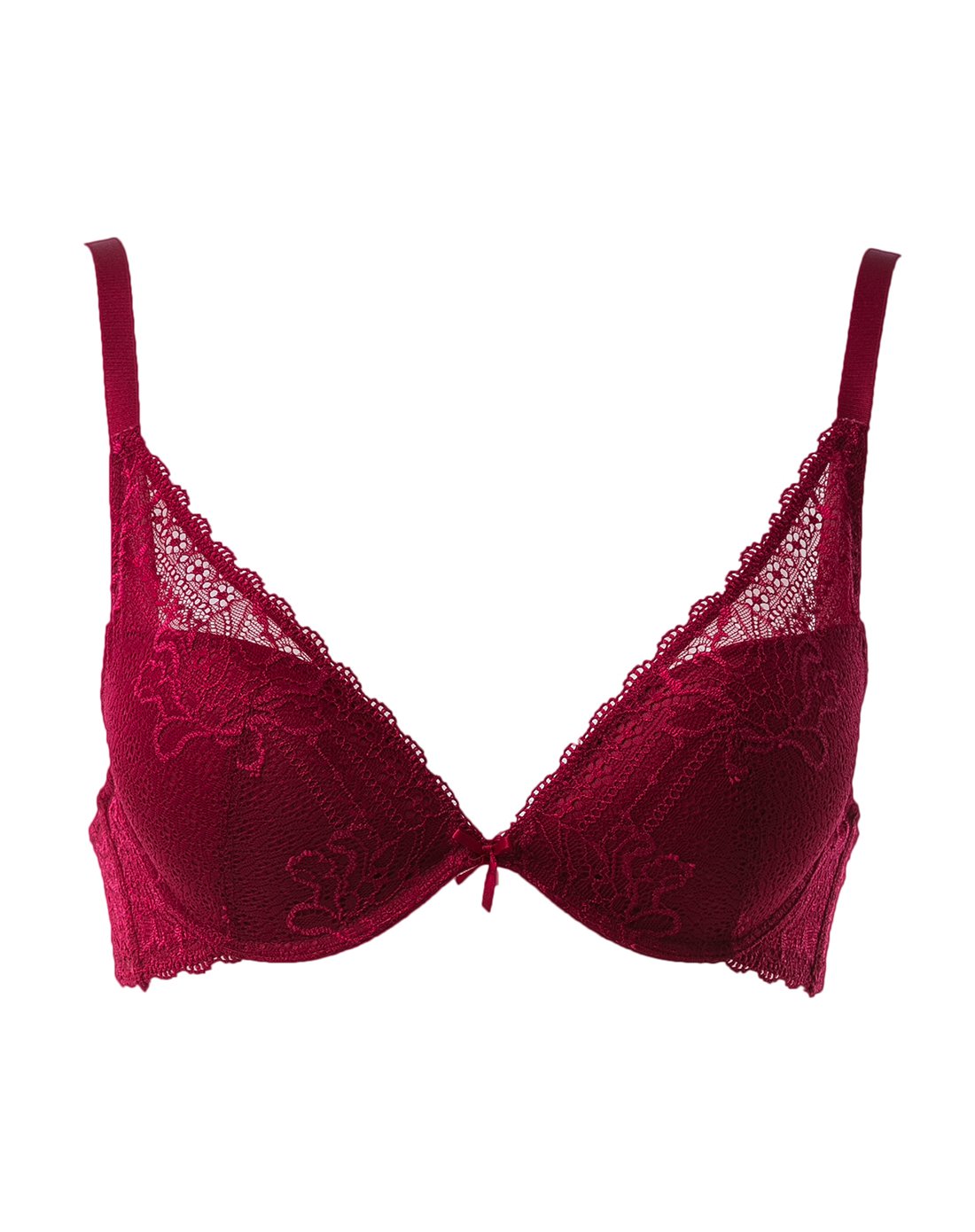 triumph/黛安芬繁花似锦深v聚拢性感蕾丝边有钢圈文胸内衣e001635