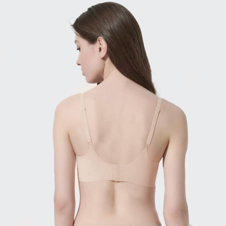 曼妮芬 热销【大胸小胸均可穿】裸感侧收聚拢提拉无痕无钢圈文胸内衣春夏