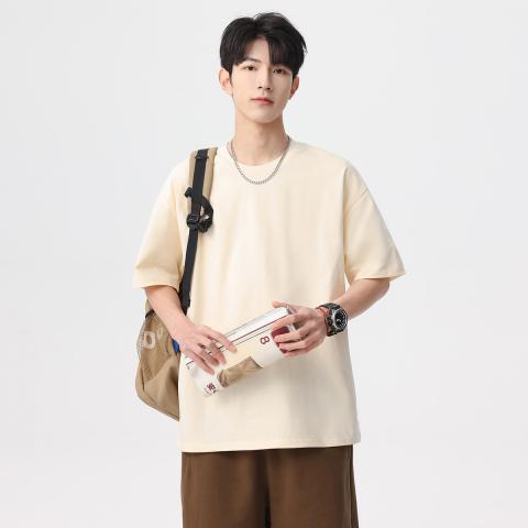 班尼路 【100%棉】热销T恤青少年日常休闲宽松打底上衣潮流运动短袖 图片 2