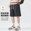 班尼路 时尚工装裤男爆款男士休闲裤百搭阔腿五分裤潮流基础款工装短裤男