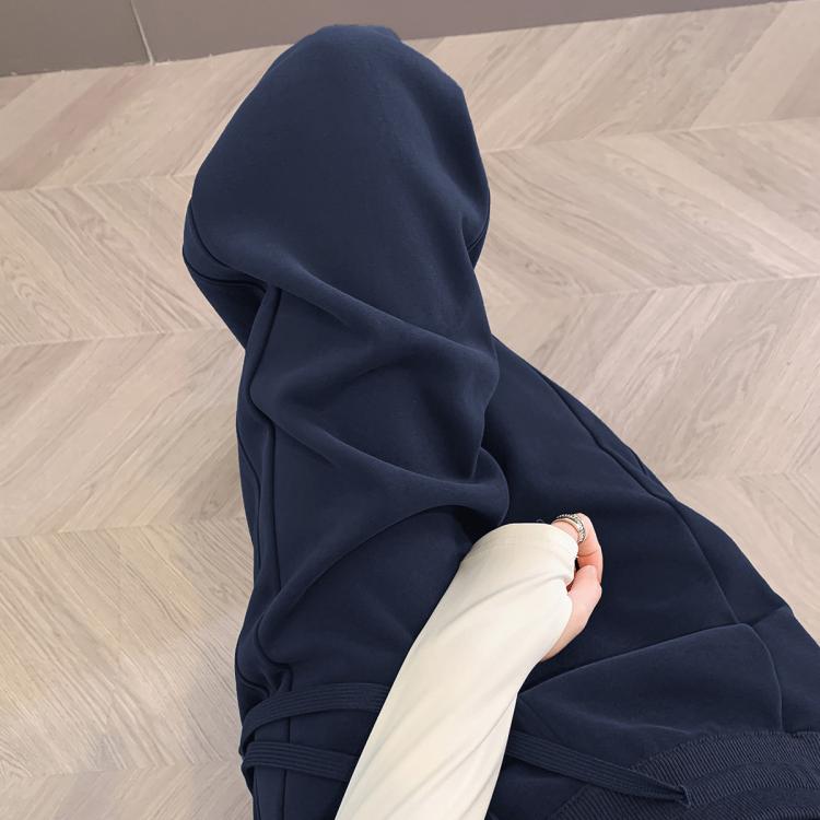 班尼路 窄版显瘦香蕉阔腿裤女秋季时尚百搭运动裤小个子高腰休闲直筒卫裤 图 4
