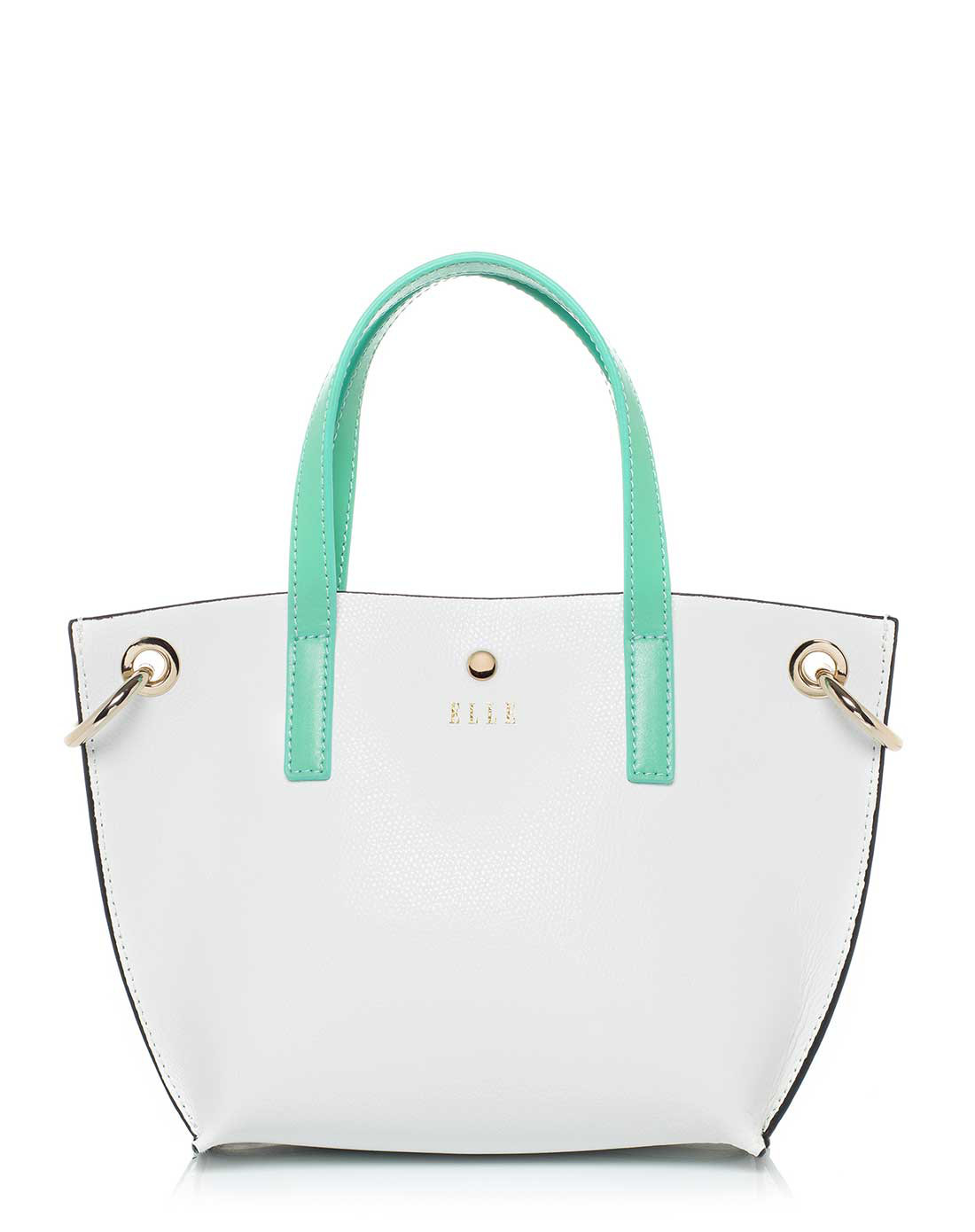 elle&jessie&jane女包elle女包条纹牛皮套装包手提包单肩包斜挎包时尚