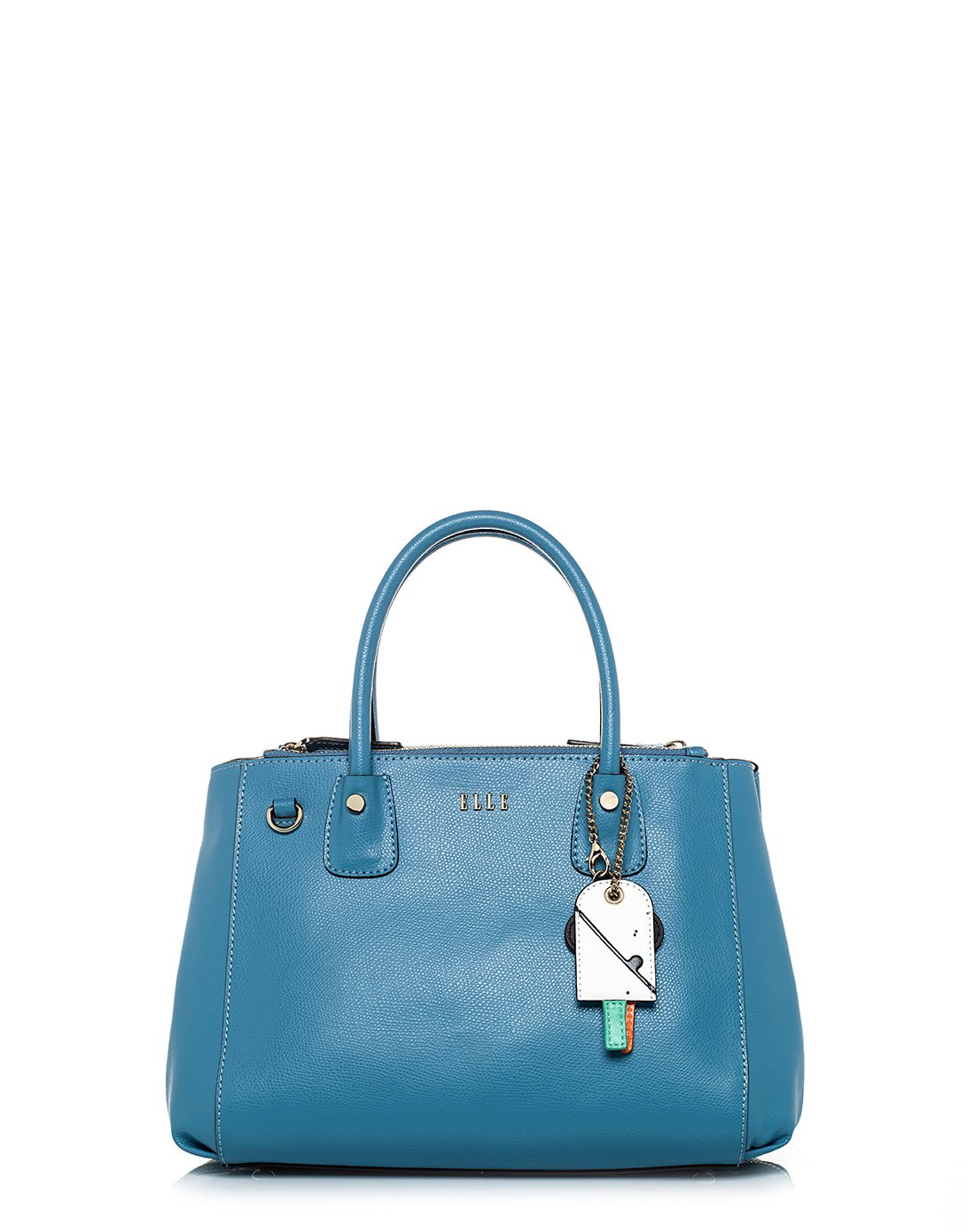 elle时尚潮流女包牛皮单肩包手提包