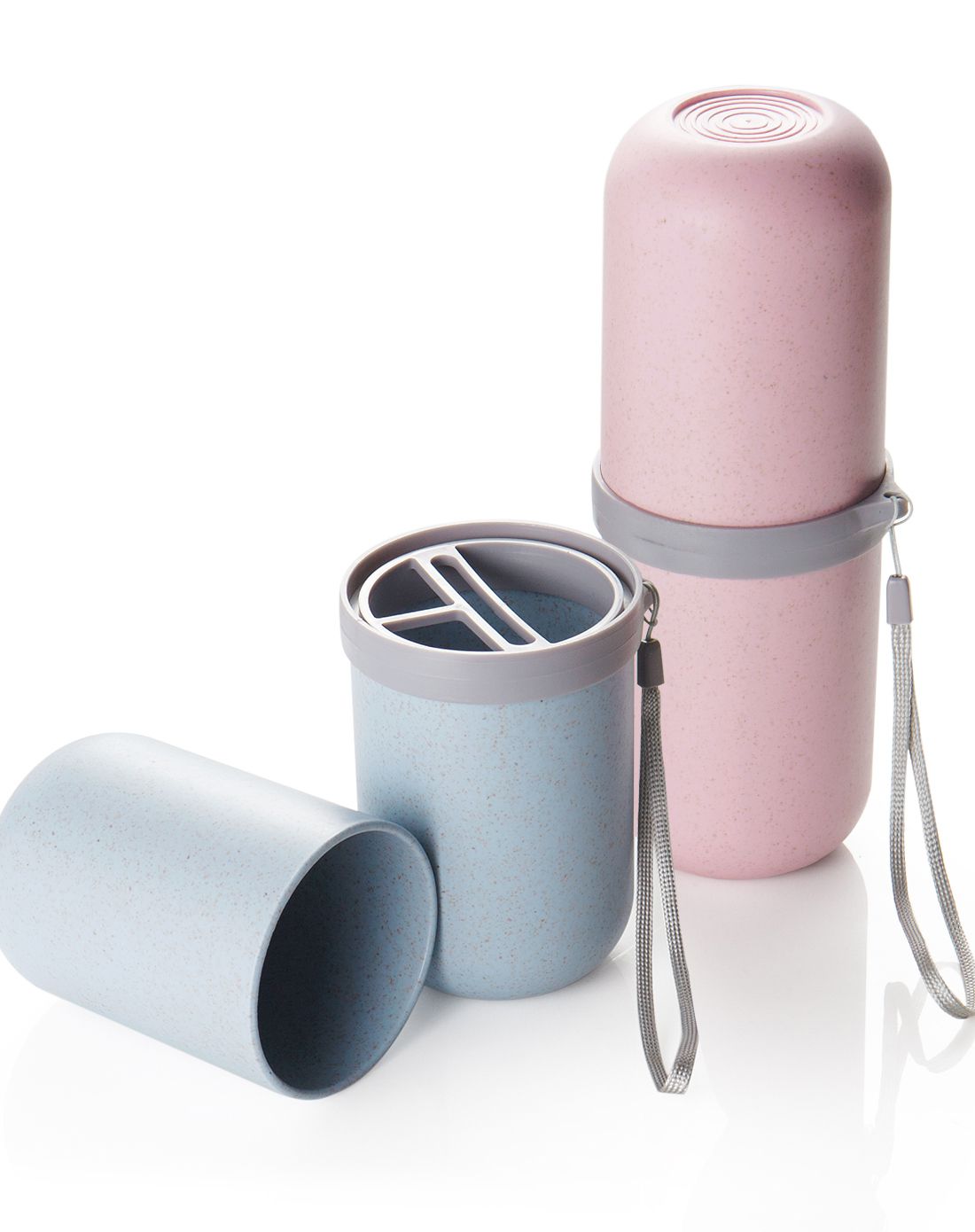 小麦环保旅行漱口杯(多色可选)