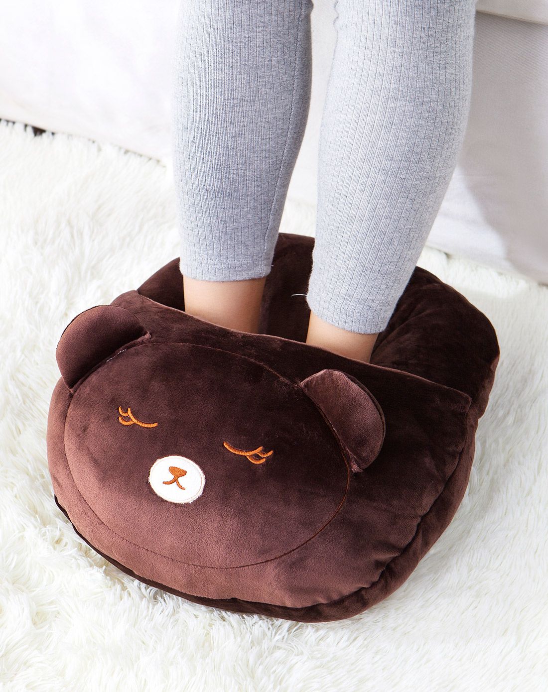 日式弹力超柔软暖脚套(熊熊)