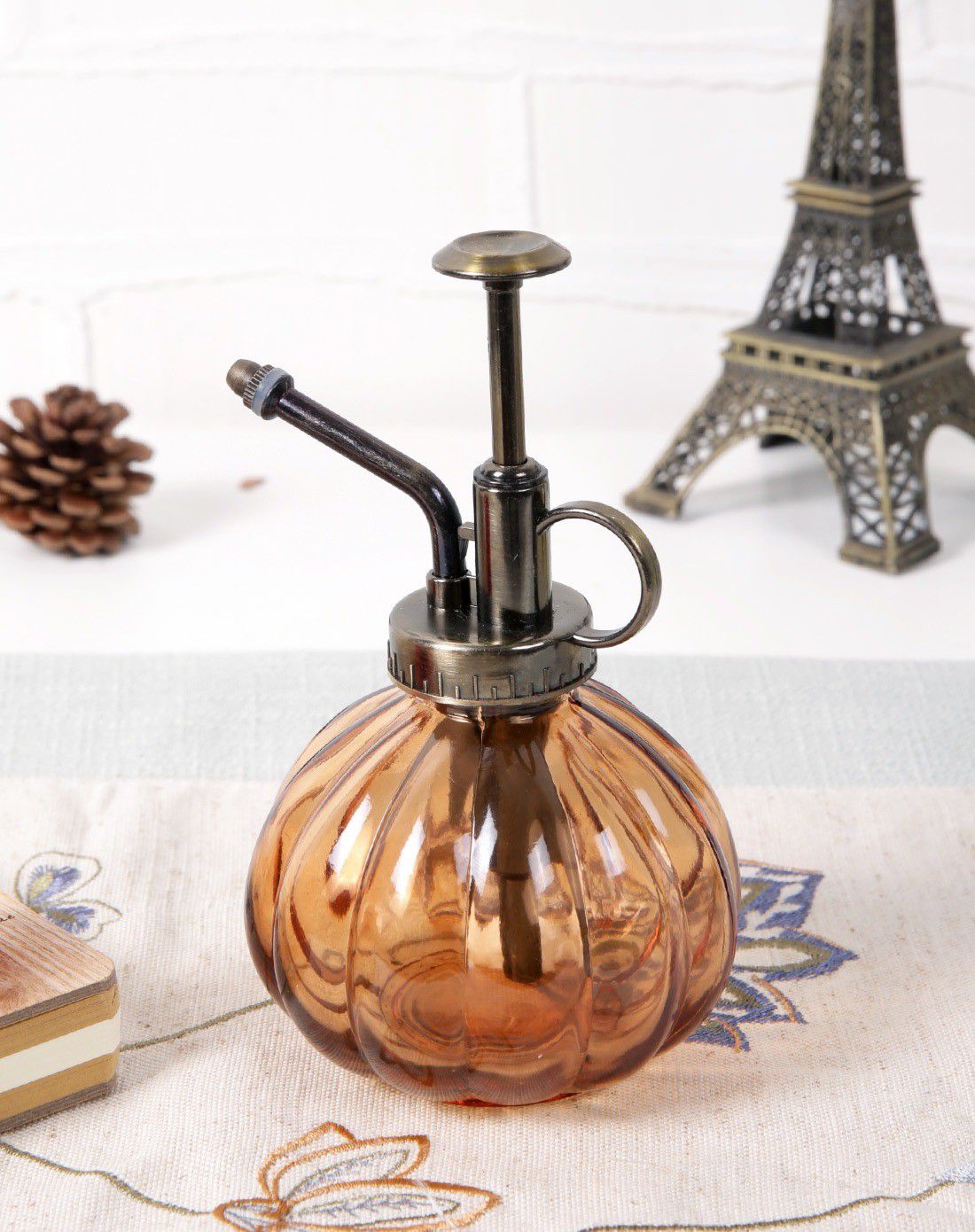 高品复古南瓜园艺喷壶(茶色)