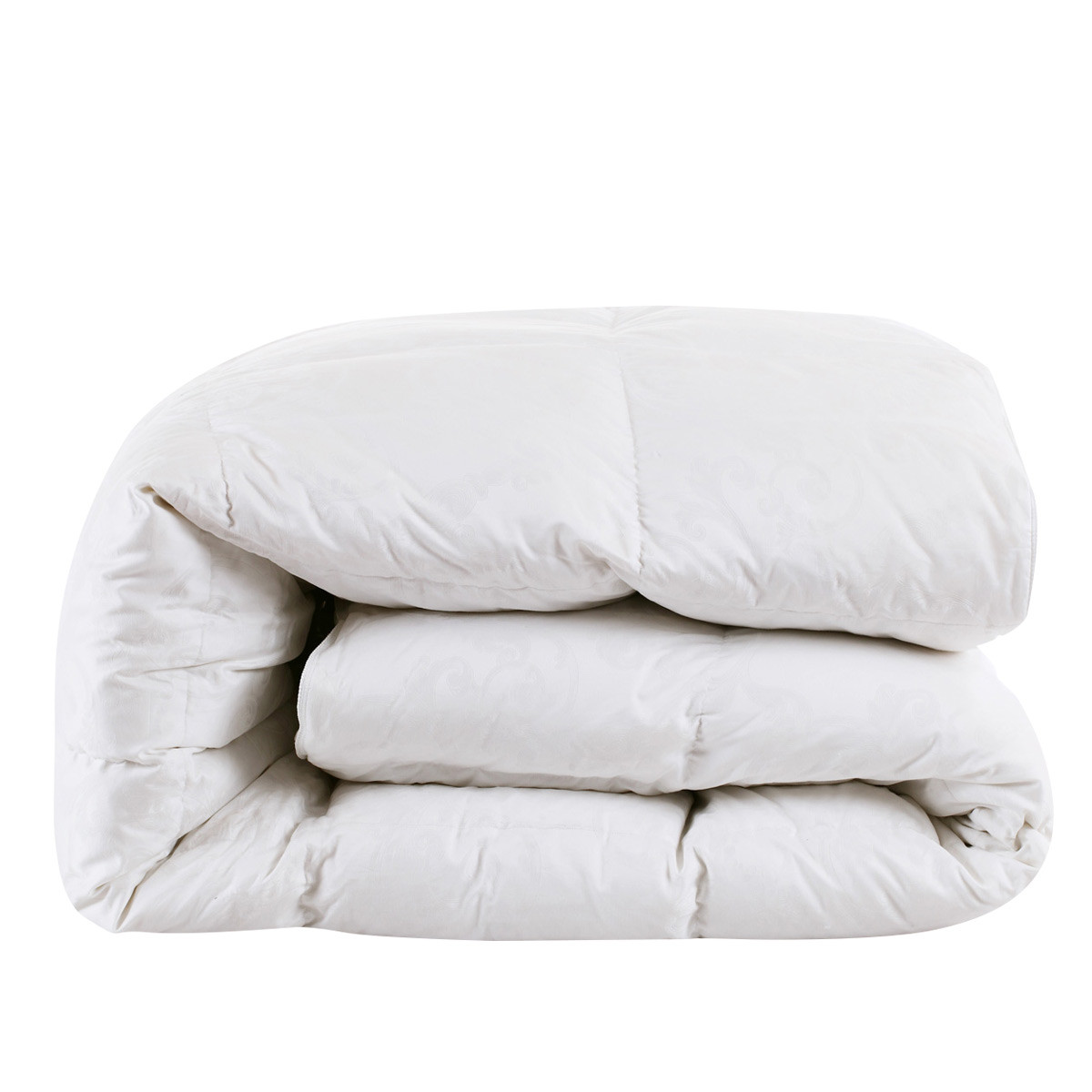 加厚保暖白鸭绒冬被羽绒被芯白鸭绒被双人立体被子华美佳人