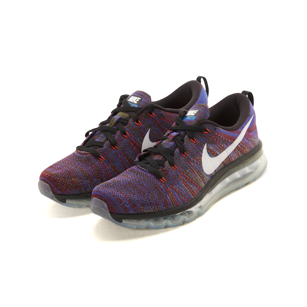 耐克nike flyknit max男款飞线气垫跑步鞋