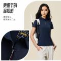 安踏 冰丝polo衫简约翻领短袖女装夏季休闲跑步羽毛球网球运动T恤 图片 4