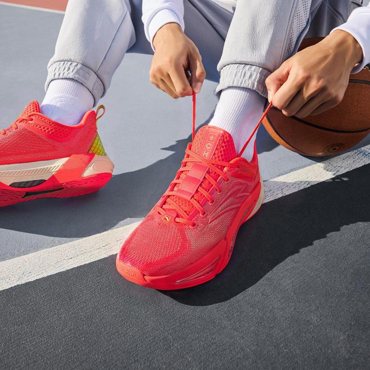 安踏 【速决7】篮球鞋男球鞋高能回弹缓震耐磨专业实战篮球鞋学生男鞋