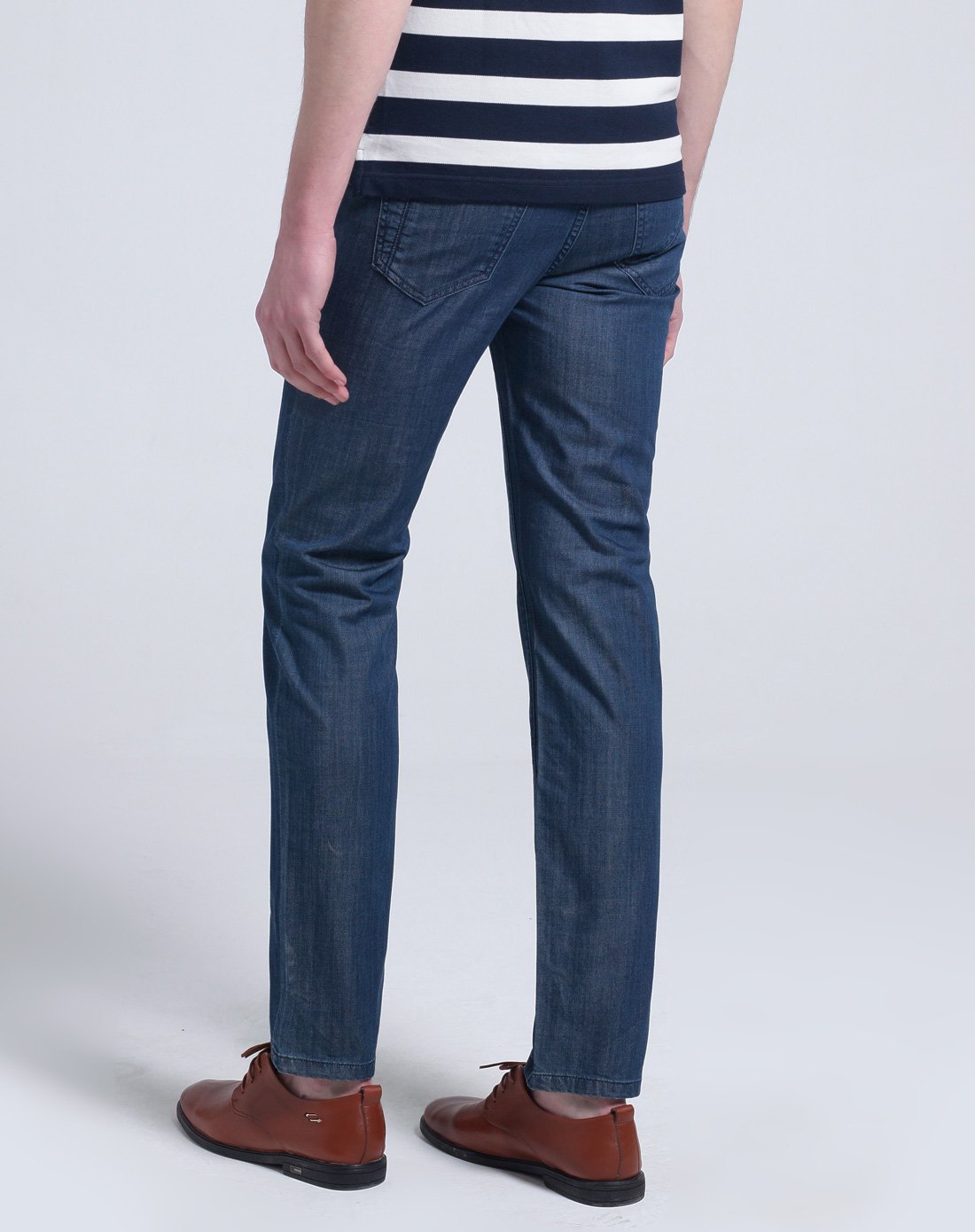 男款春夏低腰修身牛仔裤